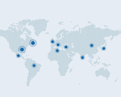 Map with location nodes